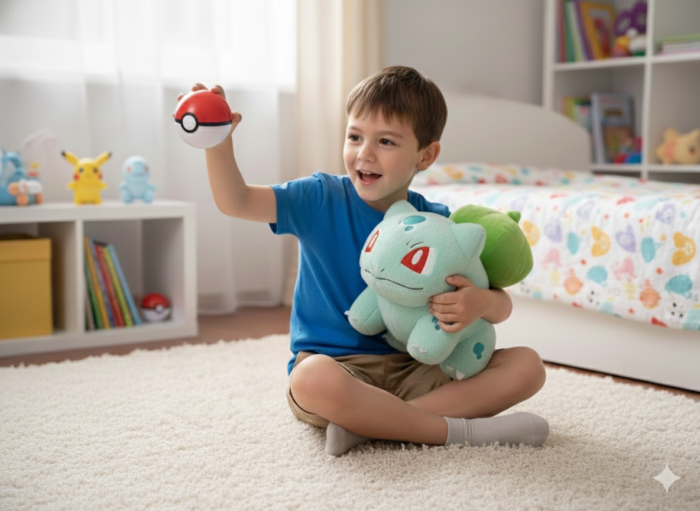 Peluche Amigo De Pikachu Bulbasour Mediano - Imagen 4