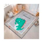 Alfombra de piso con Estampado de Dinosaurio para Niños