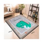 Alfombra de piso con Estampado de Dinosaurio para Niños - Imagen 3