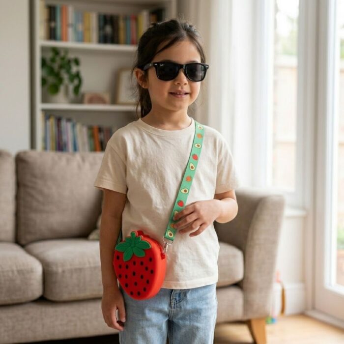Morral mini cartera en forma de Fresa - Imagen 2