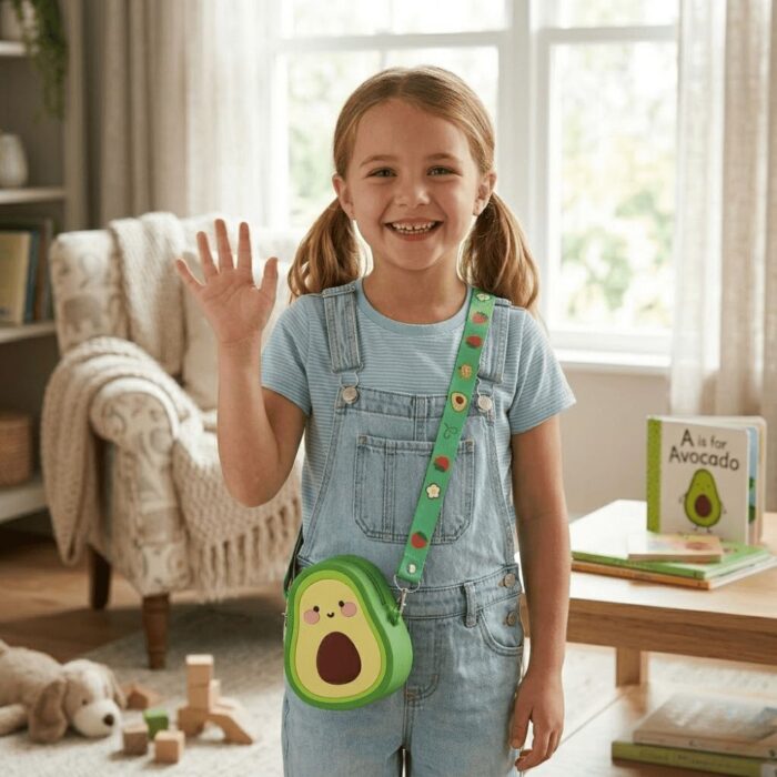 Morral mini cartera en forma de Palta - Imagen 2