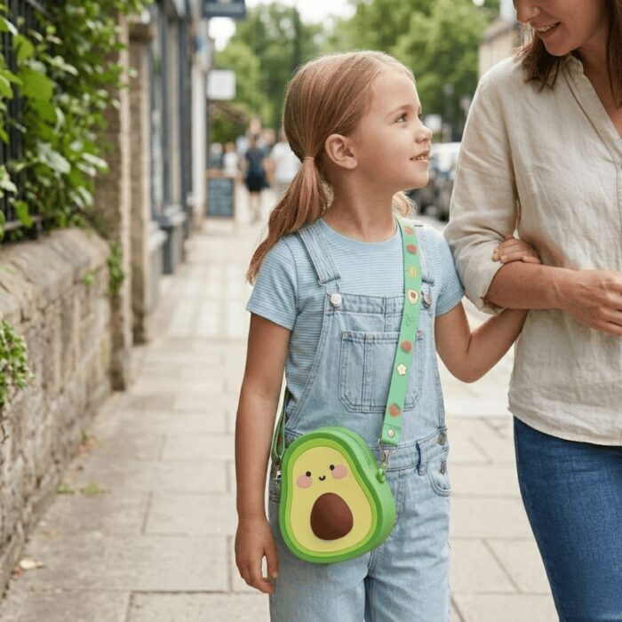 Morral mini cartera en forma de Palta - Imagen 3