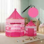 Carpa Niños Modelo Castillo Rosa