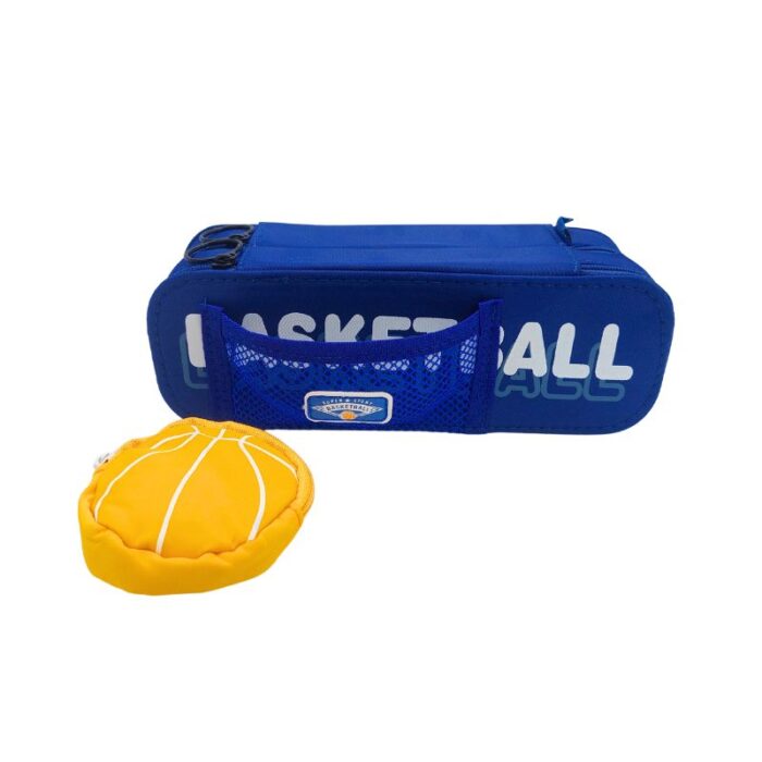 Cartuchera Escolar Basketball Azul - Imagen 3