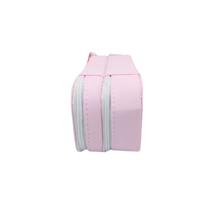 Cartuchera Kawaii Rosada y Beige - Imagen 2