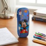 Cartuchera Escolar Kawaii Mickey Mouse Azul - Imagen 4