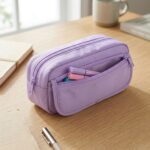 Cartuchera Kawaii Multi Compartimentos Lila