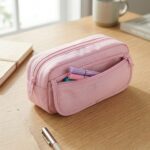 Cartuchera Kawaii Multi Compartimentos Rosado Pastel - Imagen 4