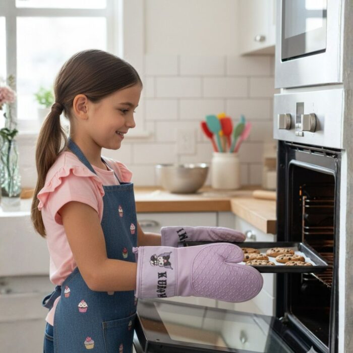 Guante de Horno Para Cocina Kuromi Morado - Imagen 2