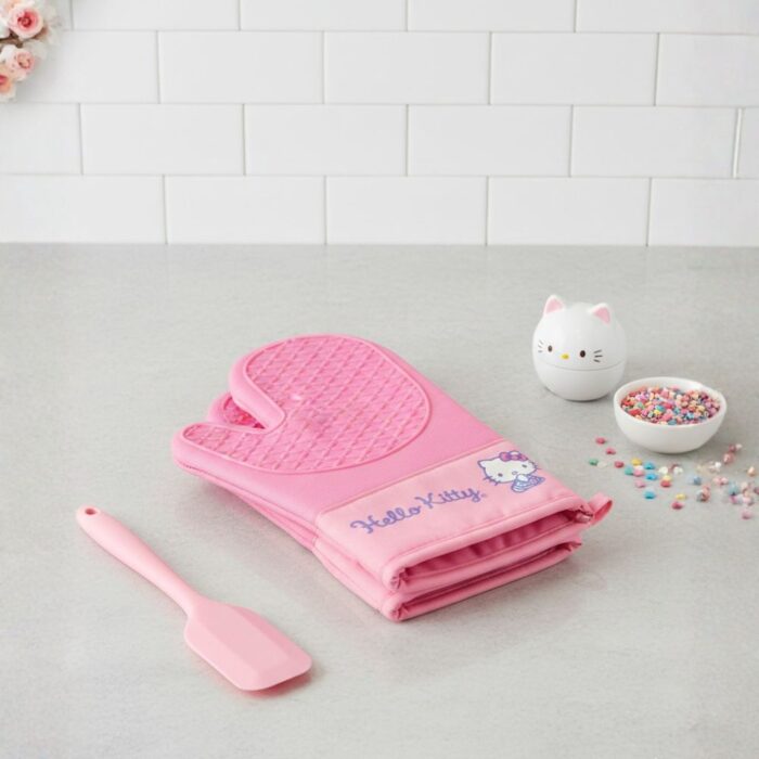 Guante de Horno Para Cocina Kitty Rosado - Imagen 3