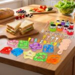 Kit de cocina infantil con moldes de formas divertidas para sándwiches - Imagen 4