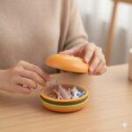 Pastillero Organizador Hamburguesa Kawaii
