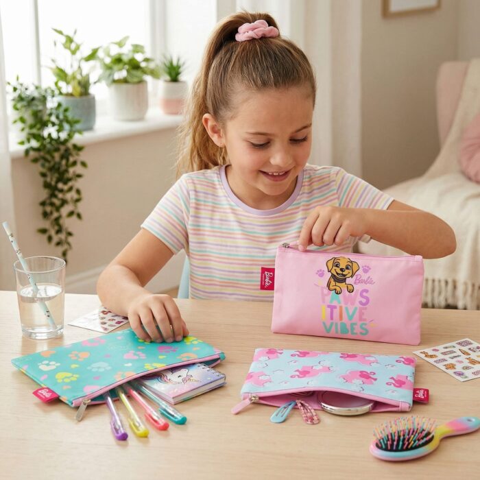 Set de 3 Estuches de Mano de Diseño de Barbie - Imagen 2