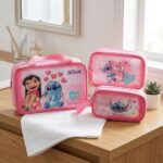 SET DE 3 NECESER FUCSIA LILO Y STITCH - Imagen 4
