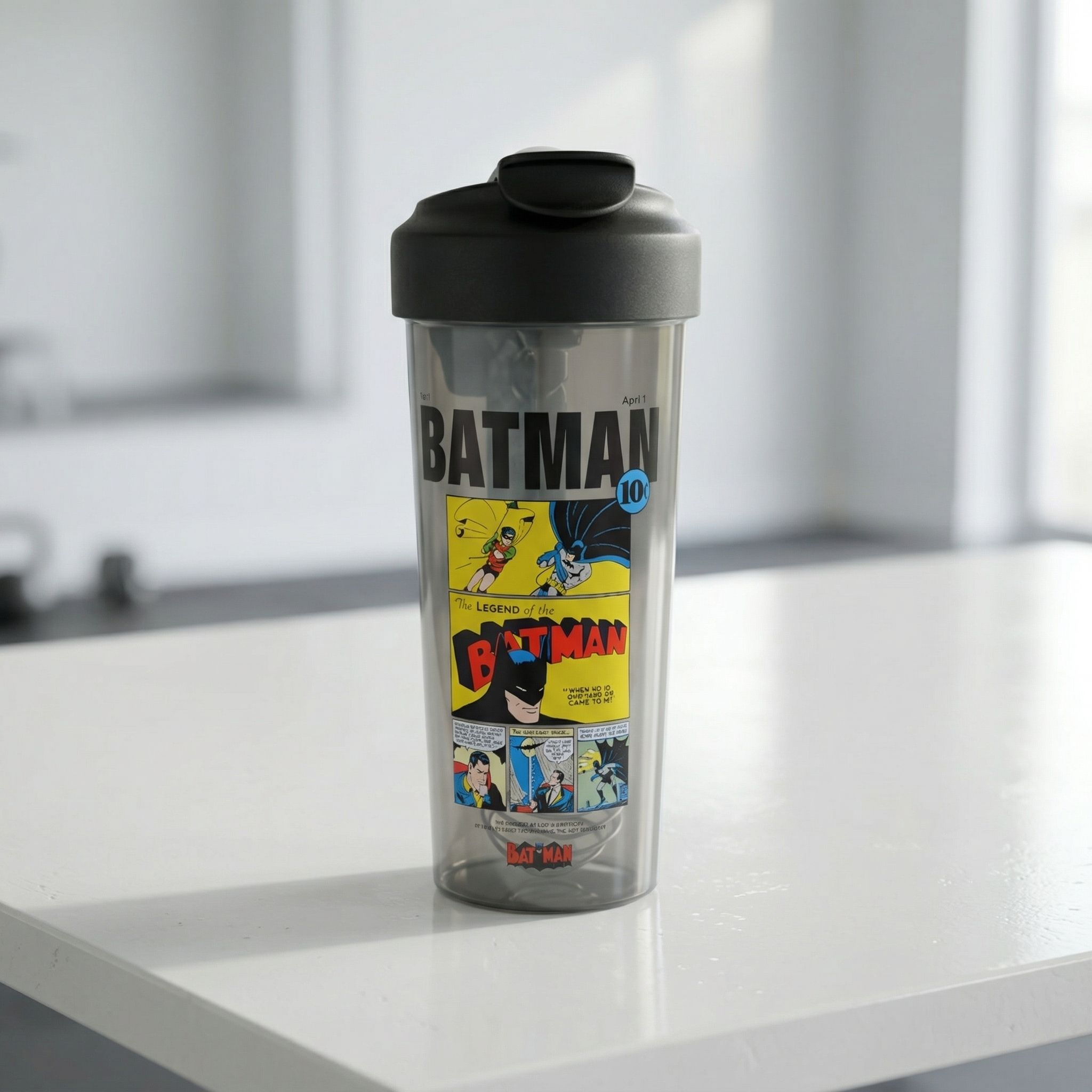 DGH-TOSHBANE-Tomatodo Shaker Kawaii Batman Negro_1 Tomatodo Shaker Kawaii Batman Negro - Imagen 1