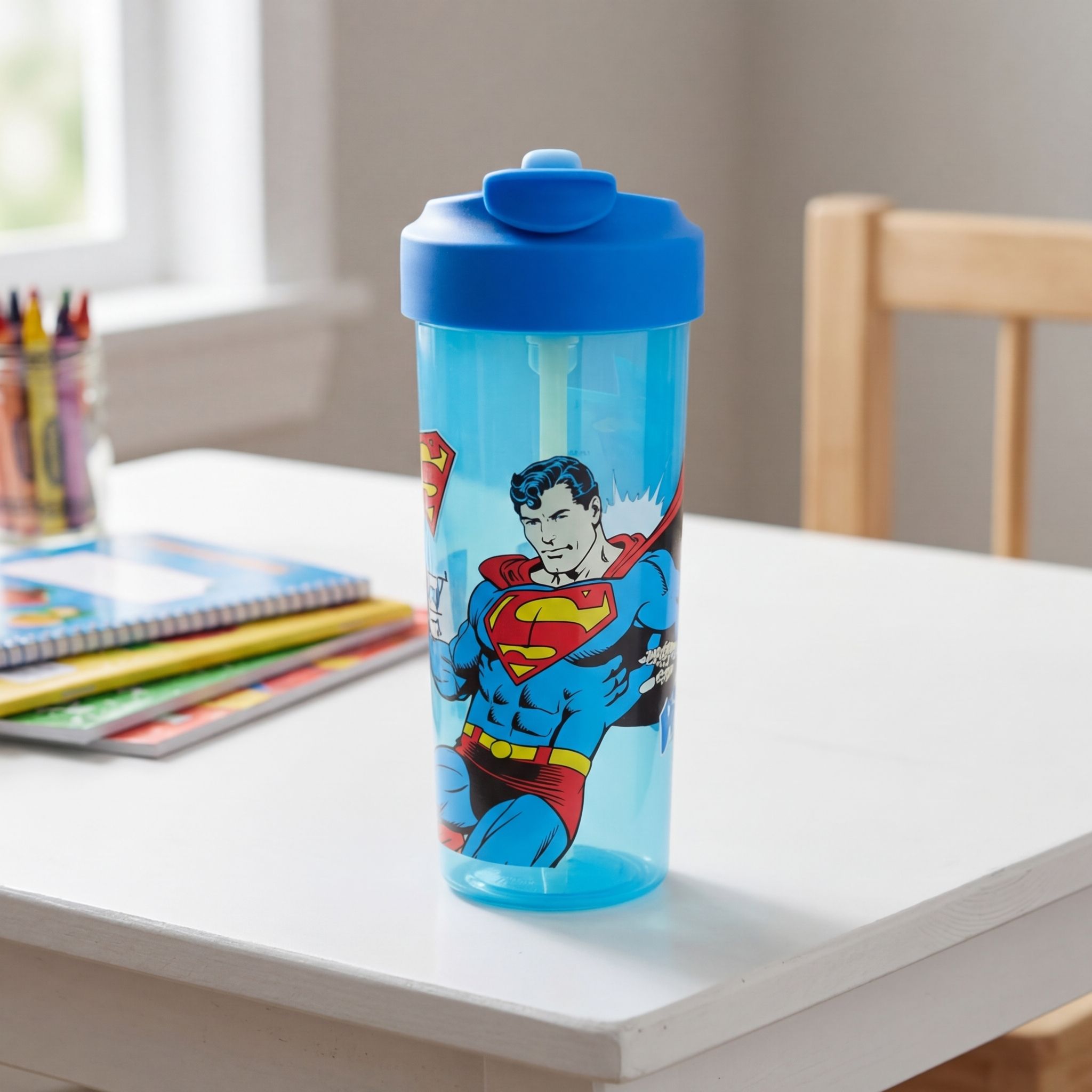 DGH-TOSHSUAZ-Tomatodo Shaker Kawaii Superman Azul_3 Tomatodo Shaker Kawaii Superman Azul - Imagen 1