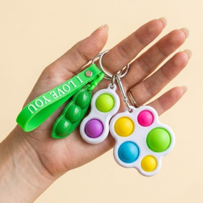 Pack de Llaveros Pop It dinámicos -  Antiestrés - Imagen 3