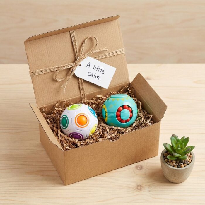 Pack de 2 Bolas Mágicas Rompecabezas - anti estrés - Imagen 3