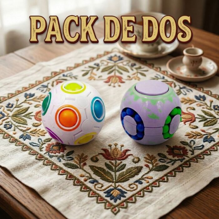 Pack de 2 Bolas Mágicas Rompecabezas - anti estrés 2 - Imagen 4