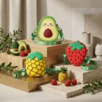 Pack de 3 Morrales - mini cartera - Fresa Piña Palta