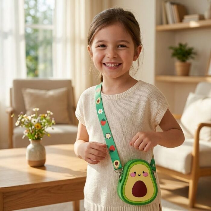Pack de 3 Morrales - mini cartera - Fresa Piña Palta - Imagen 3