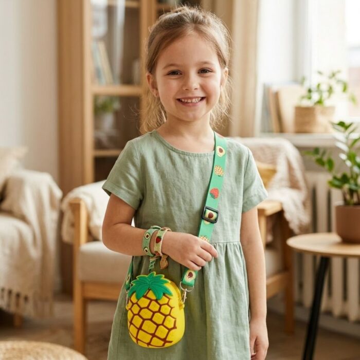 Pack de 3 Morrales - mini cartera - Fresa Piña Palta - Imagen 4