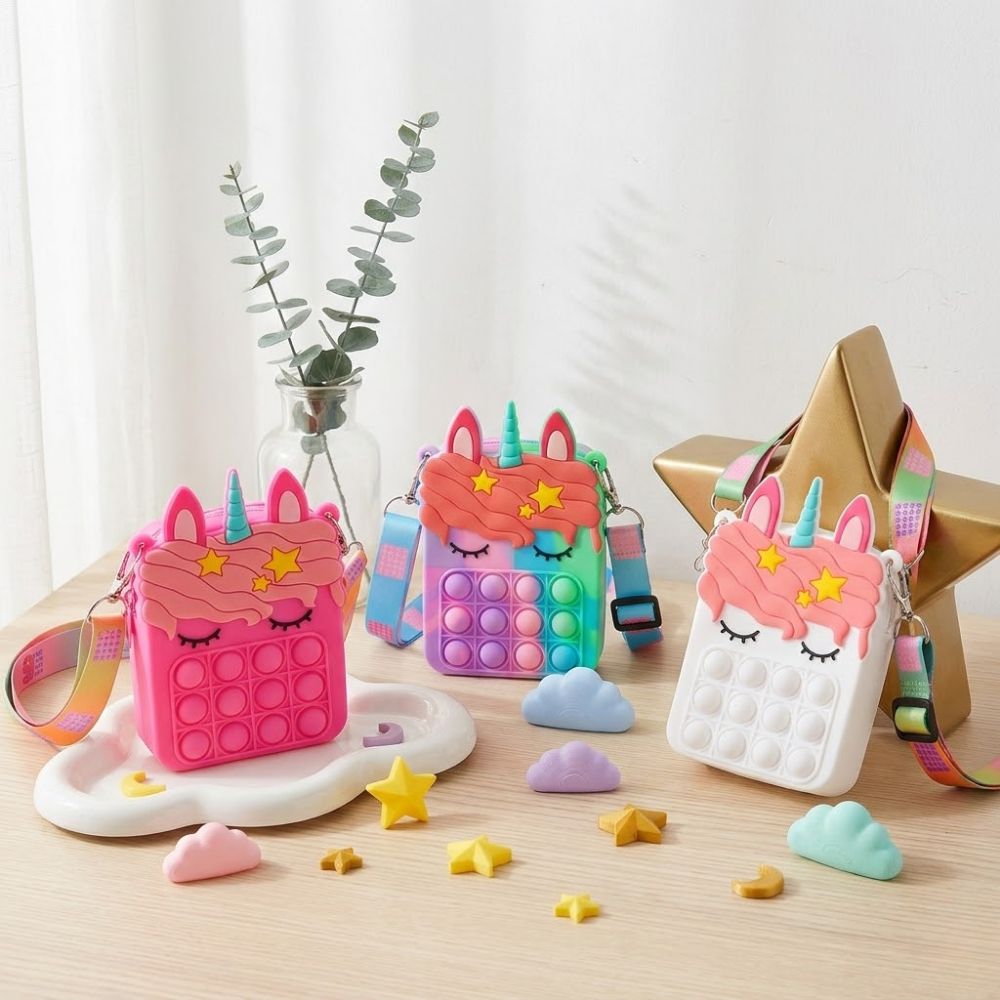 DGH00227-Pack de 3 Mini Cartera Morral Pop it Anti Estrés_1 Pack de 3 Mini Cartera Morral Pop it Anti Estrés - Imagen 1