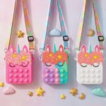 Pack de 3 Mini Cartera Morral Pop it Anti Estrés - Imagen 2