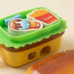Sacapuntas de hamburguesas con dos borradores - Imagen 3