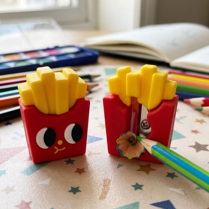 Sacapuntas de Silicona - Modelo Papas Fritas - Imagen 2