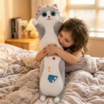 Peluche Alargado para Dormir Abrazados o como Almohada de Gato - Imagen 4
