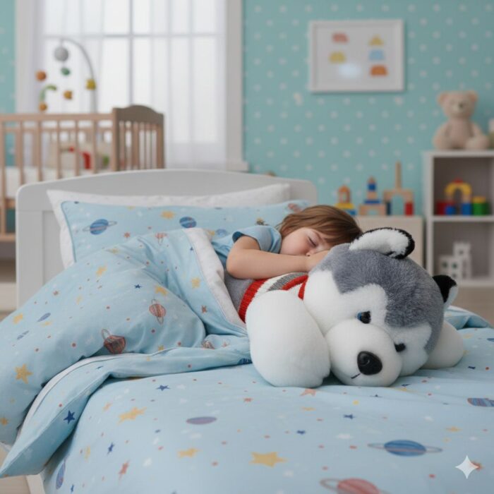 Peluche de Perro Siberiano Gigante - Imagen 3