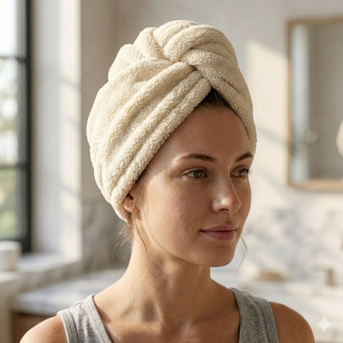 Toalla Gorro para Cabello - Imagen 2