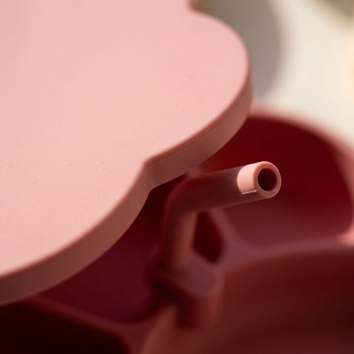 Set de Plato con cubiertos con temática de Gato - Rosa - Imagen 2