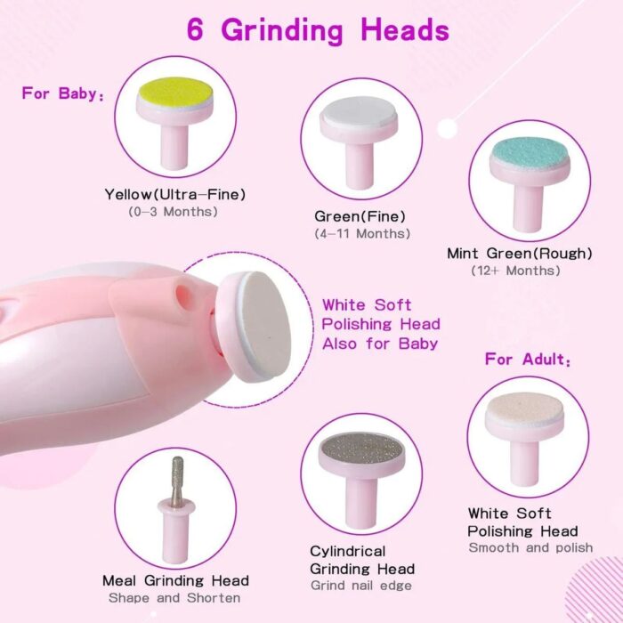 Corta uñas con lima para bebe Rosado - niñas - Imagen 5