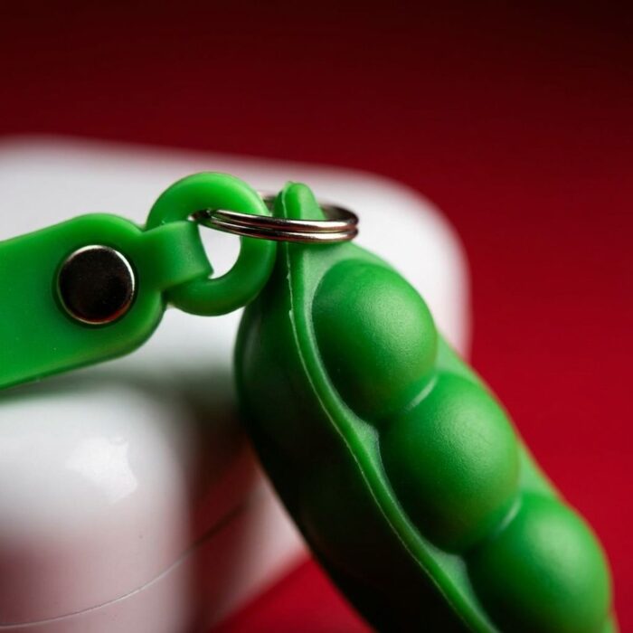Pack  5 Llaveros de Guisantes Verdes  Antiestrés - Imagen 4