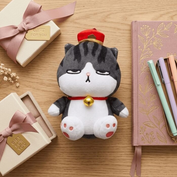 LLavero Peluche de Gato con Corona Perfumado - Imagen 3