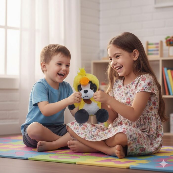 Peluche de Perro con Capucha de Pato - Imagen 3