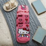 Media con Peluche Interno Rosa de Gatita - Imagen 2