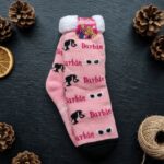 Media con Peluche interno de Muñecas Rosa