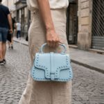 Cartera Morral de Color Celeste - Imagen 4