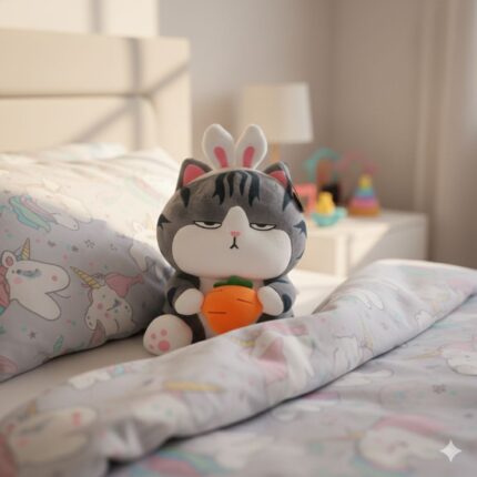 Peluche Gato Emperador Mediano con Zanahoria