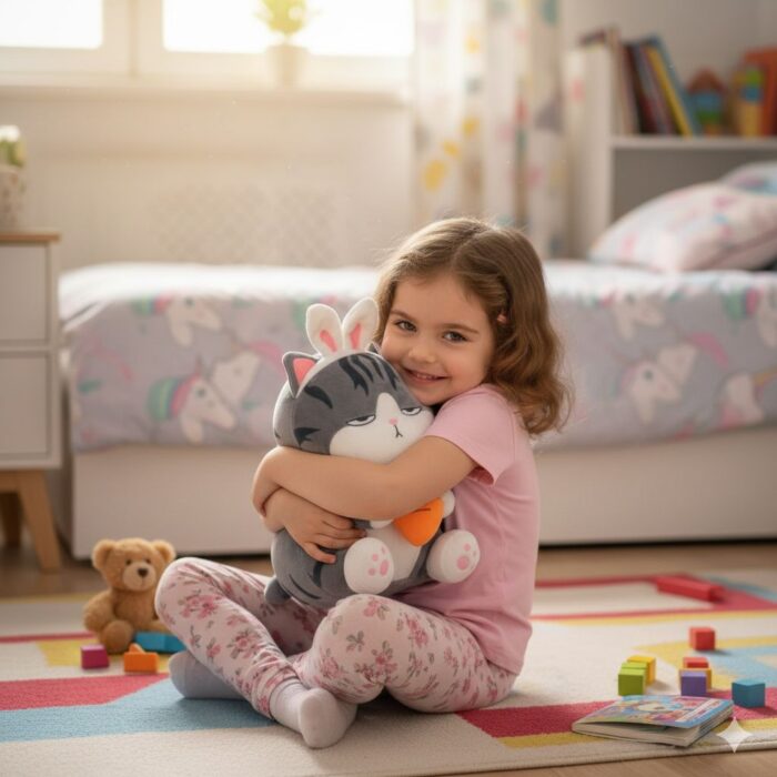 Peluche Gato Emperador Mediano con Zanahoria - Imagen 3