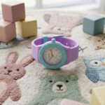 Reloj Colorido para Niños color Morado y Celeste - Imagen 2