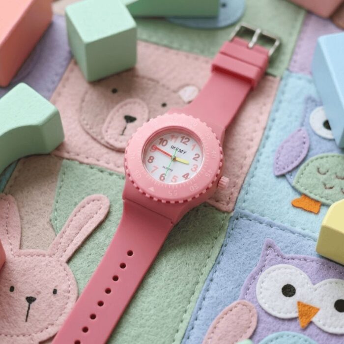 Reloj Colorido para Niños color Fucsia y Rosado - Imagen 2
