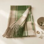 Maxi Bufanda Mujer Verde y Marron - Imagen 2