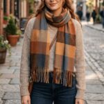 Maxi Bufanda Mujer Marron