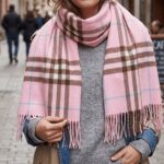 Maxi Bufanda Mujer Rosa