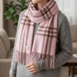 Maxi Bufanda Mujer Rosa - Imagen 4