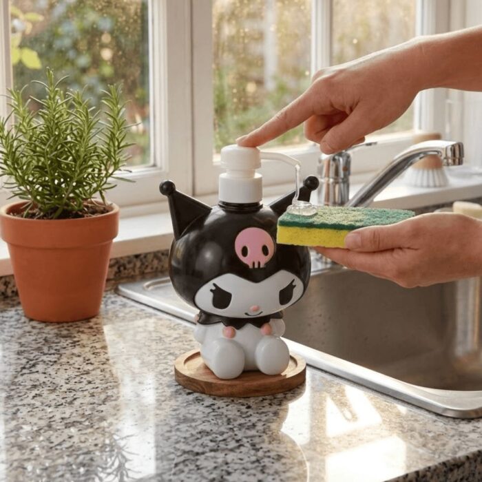 Dispensador de Jabon Liquido color Negro - Imagen 3